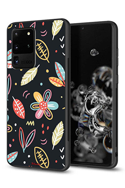 Tolwak غطاء حماية لهاتف سامسونج جالكسي S20 ألترا بنقشة الزهور والأوراق الفنية...