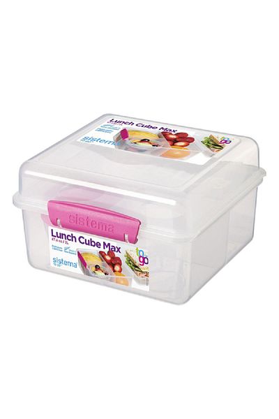 Sistema To Go Lunch Cube Max with Yogurt Pot Assorted Color