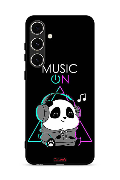 Tolwak غطاء حماية لهاتف Samsung Galaxy M56 5G بطبعة موسيقى الباندا