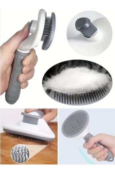 Emper Automatic Cleaning Button Luxury Press Brush