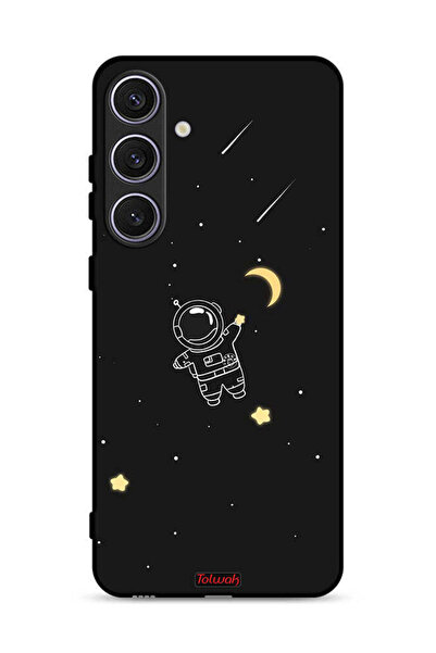 Tolwak غطاء حماية لهاتف Samsung Galaxy S25 Plus بتصميم مشبك فني لرائد فضاء