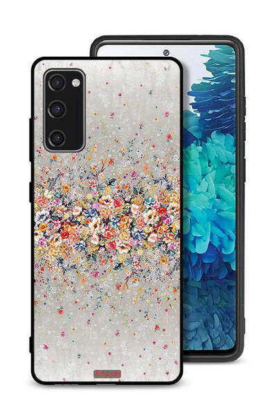 Tolwak غطاء حماية لهاتف سامسونج جالكسي S20 FE بنقشة زهور صغيرة وفن تجريدي