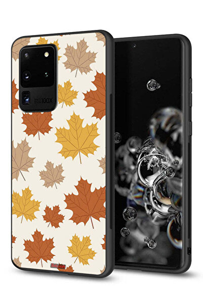 Tolwak غطاء حماية لهاتف سامسونج جالكسي S20 ألترا بنقشة أوراق الخريف