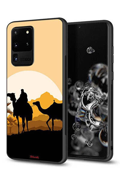 Tolwak غطاء حماية لهاتف سامسونج جالكسي S20 ألترا برسومات جمال في الصحراء