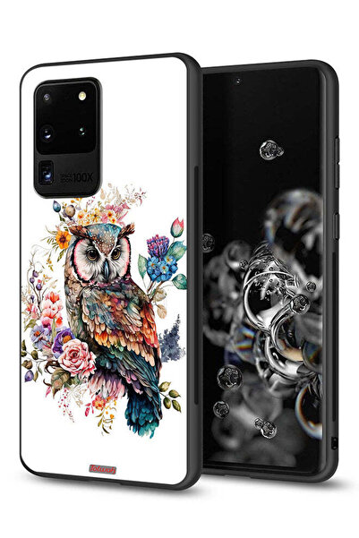 Tolwak غطاء حماية لهاتف سامسونج جالكسي S20 ألترا بتصميم بومة فنية تجريدية