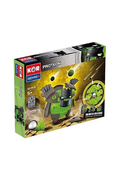 GEOMAG Proteon Aki – Magnetic Construction Set – 53 Pieces