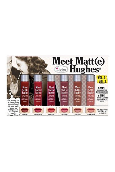 The مجموعة احمر شفاه سائل VOL.4 ميت مات (اي) هيوز - 6 قطع