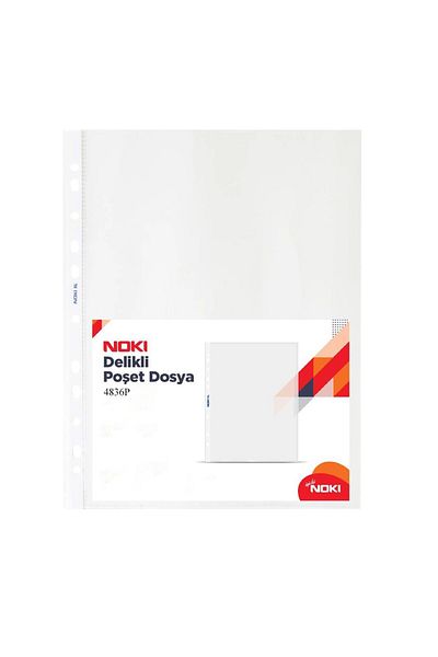 Noki Set of 25 A3 Portrait protective films with top opening, 40 microns, Noki, orange peel surface