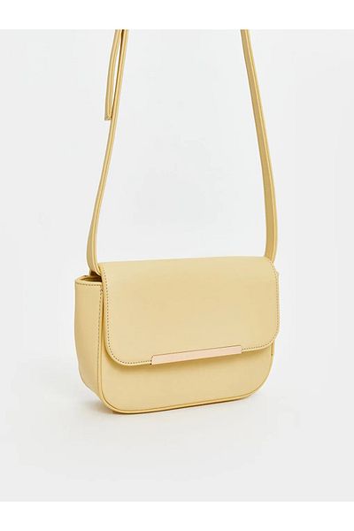 LC Waikiki Lcw Accessories Yellow Leather Look Women's Shoulder Bag