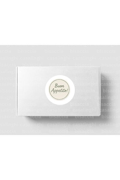 CASALINGHI Italian Buon Appetito Sticker Buon Appetito Sticker Food Coffee Dessert 4 cm (90 Pieces)