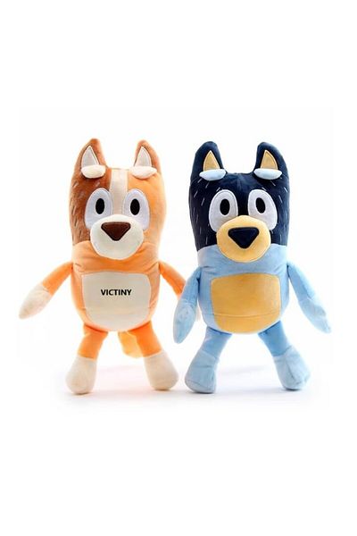 victiny Set 2 Plush Toys VICTINY®, Bluey and Bingo's Parents, 28 cm