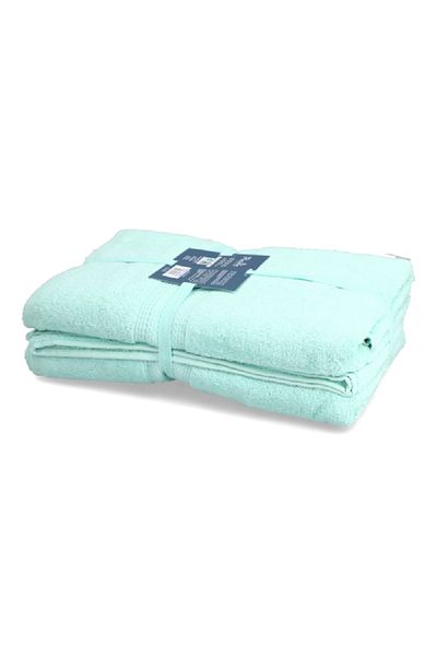 REVE 2-Piece Reyna Bath Towel Set Sea Green 70 x 140cm