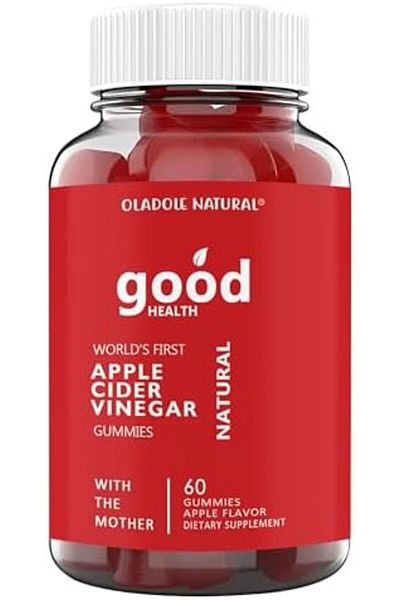 Oladole Natural Apple Cider Vinegar Gummies with Mother – 60 Gummies | ACV for Weight Management,