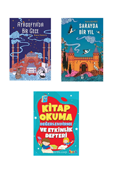 Timaş Çocuk TİMAŞ YAYINCILIK AYASOFYADA BİR GECE-SARAYDA BİR YIL-KİTAP OKUMA ...