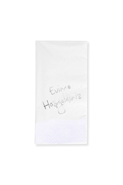 Story رقائق فضية مقاس 33 × 33 سم مرحبًا بكم في منزلي منقوشة 16 قطعة من المناد...