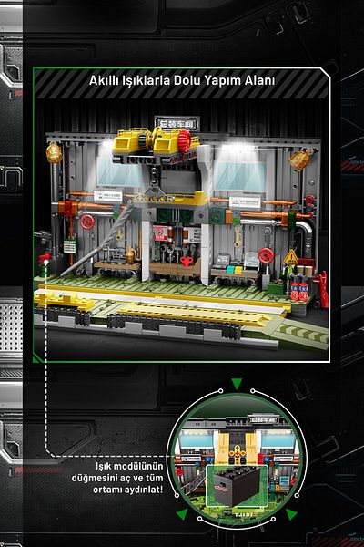 Sembo Block Main Battle Tank Assembly Factory Building Block Set
