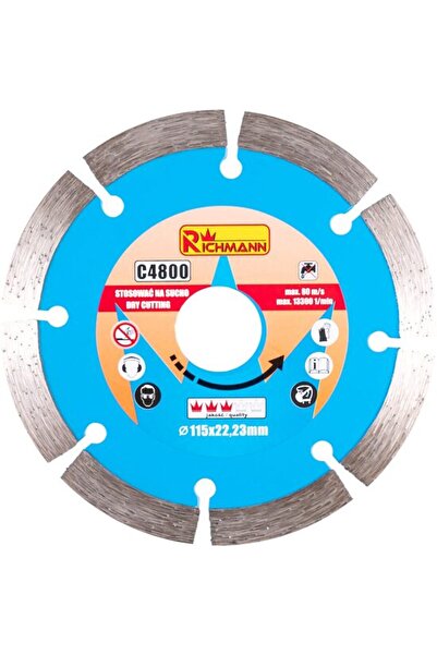 richmann Disc diamantat segmentat, beton, tăiere uscată, 115 mm/22,23 mm, Richmann
