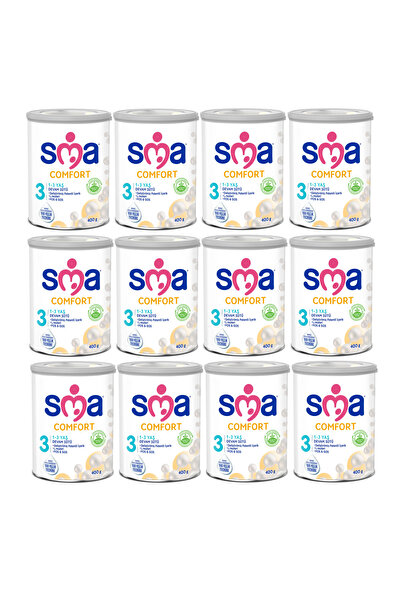 SMA COMFORT 3 Numara 400 GR +1 Yaş 12`li Avantaj Paketi (4800GR)