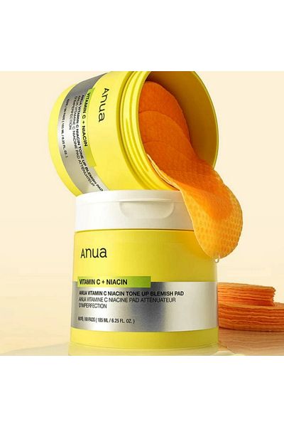 ANUA - Vitamin C Niacin Tone Up Blemish Pad, 60 pads
