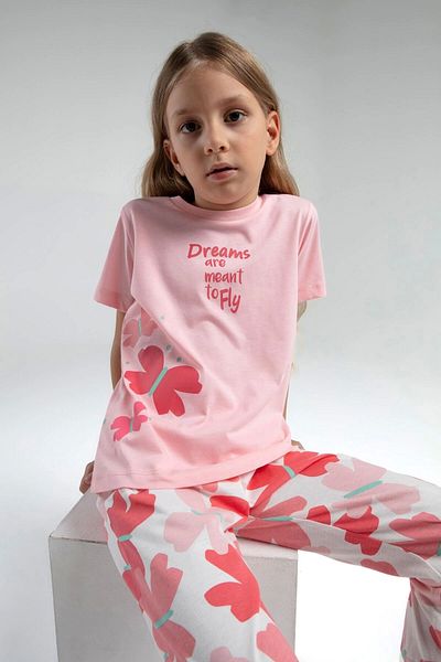 Rolypoly Mother-daughter dual set - salmon