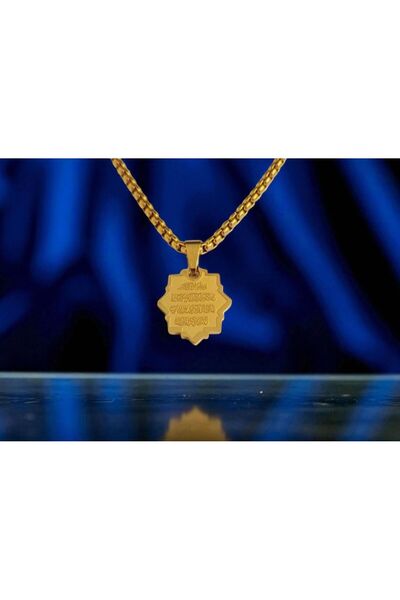 AKSESUARIM Nazar Dualı Çelik Kolye Ucu