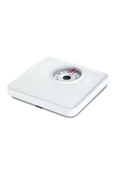 SOEHNLE Square Shaped Personal Weighing Mechanical Bathroom Scale White 130kg