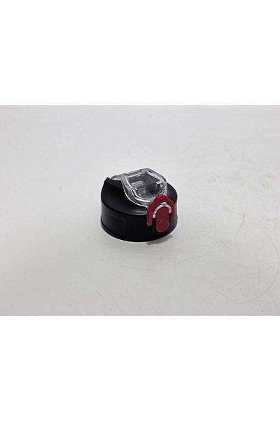 Hasyılmaz Automatic Straw Water Bottle Replacement Cap 57mm Black-Red
