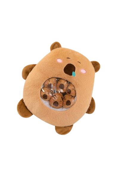 victiny Promotional Package: Plush Toy Capybara and Six Capybara Balls VICTINY® Brown + Plush Toy, Capybara
