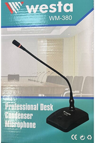 Westa WM-380 - Melodili - Işıklı Konferans Mikrofonu