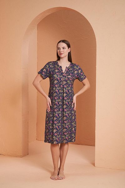 PJS Γυναικείο φόρεμα Navy Blue 27095