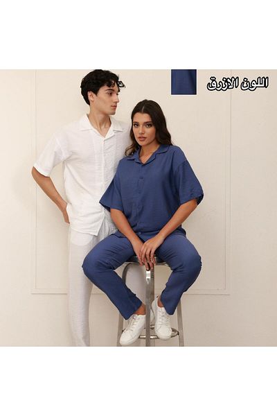 ALANAQA Summer oversized shirt set