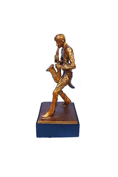 BV Statuette, Saxophone Musician, 20 cm, 1089XD-2