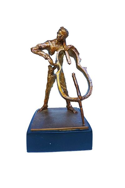 BV Statuette, Cello Musician, 20 cm, 1089XD