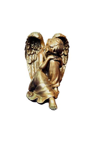 BV Decorative statuette, Angel, Gold, 25 cm, DVAN0736-9P