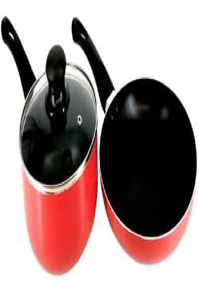 CLASSYTOUCH 8pcs Non-Stick Cookware Set | Multipurpose Pots & Pans with Comfort Grip Handles