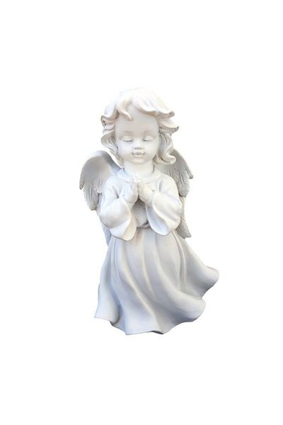 BV Statuette, representing an angel standing, praying, 17 cm, 1235G