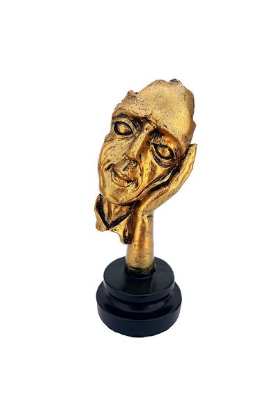 BV Statuette, Human Face, I Can't Hear, 15 cm, 1555G-1