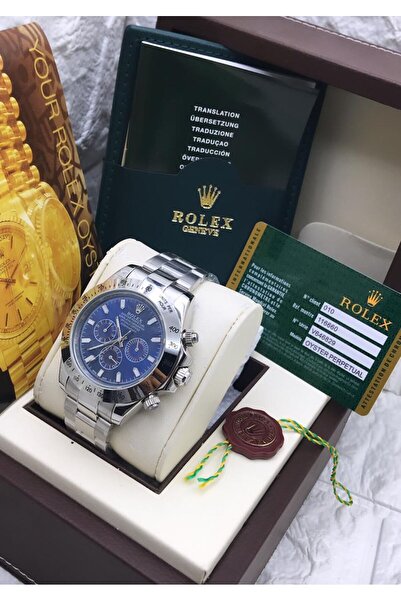 Rolex ساعه رولكس رجالي ماستر ياتي معا علبه