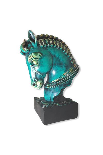 BV Decorative Statuette, Horse Head, 27 cm, 915DX