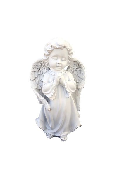BV Statuette, representing an angel standing and praying, 19 cm, 1239G