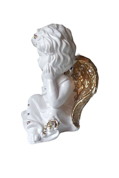 BV Decorative statuette, Angel, White, 21 cm, FM04920