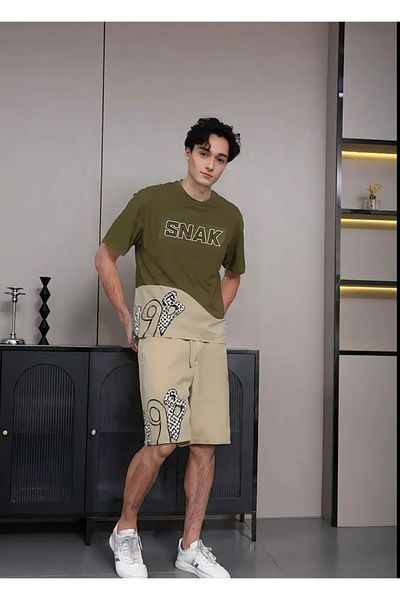 ALANAQA Unisex Oversized Shorts Set