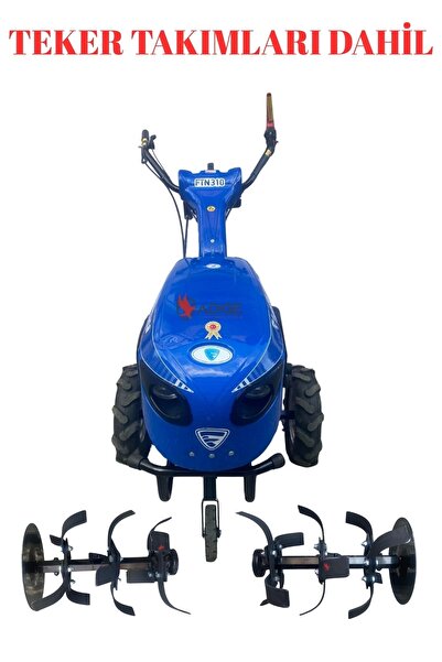 Fırtına 310 Dizel Çapa Makinesi Marşlı Farlı 7 Hp (Teker Takımlı)