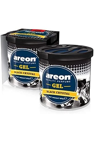 Areon Black Crystal Gel Air Freshener for Car (80 g)