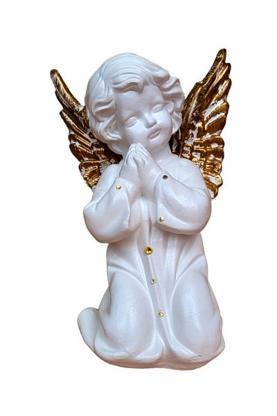 BV Decorative statuette, Angel, White, 29 cm, DVAN0032-3G