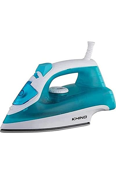 Khind 1600W Steam Iron with Advance Temperature Control, Non-Stick Soleplate, Auto Shutoff, Self-Cle