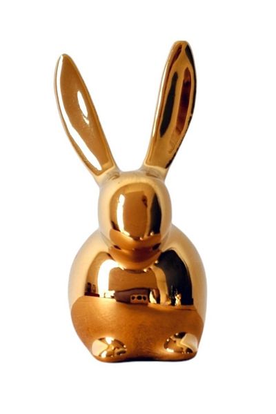 BV Decorative statuette, Bunny, Gold, 8 cm, DV02704AU
