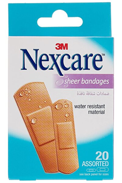 3M Nexcare Sheer Assorted 20S