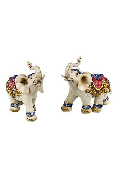 BV Decorative statuette, Family of two elephants, 16 cm, 1765H