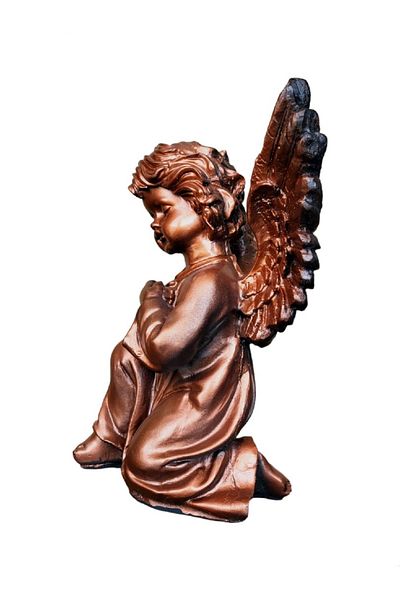 BV Decorative statuette, Angel, Brown, 30 cm, DVAN705-11P